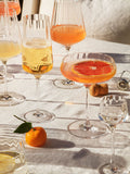 Georg Jensen Bernadotte Set of 6 Champagne Flute Glasses 27CL