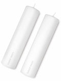 Georg Jensen set of 2 pillar candles H250mm, UK version