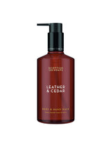 Next Scottish Fine Soaps Leather & Cedar Body & Hand Wash 300ml- Buy online at McGrocer