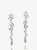 Ivory & Co silver drop earrings 5.4cm, UK version