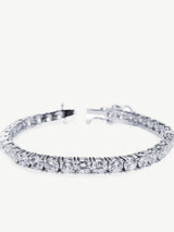 Next Ivory & Co Silver Imperial Crystal Tennis Bracelet 18cm- Buy online at McGrocer