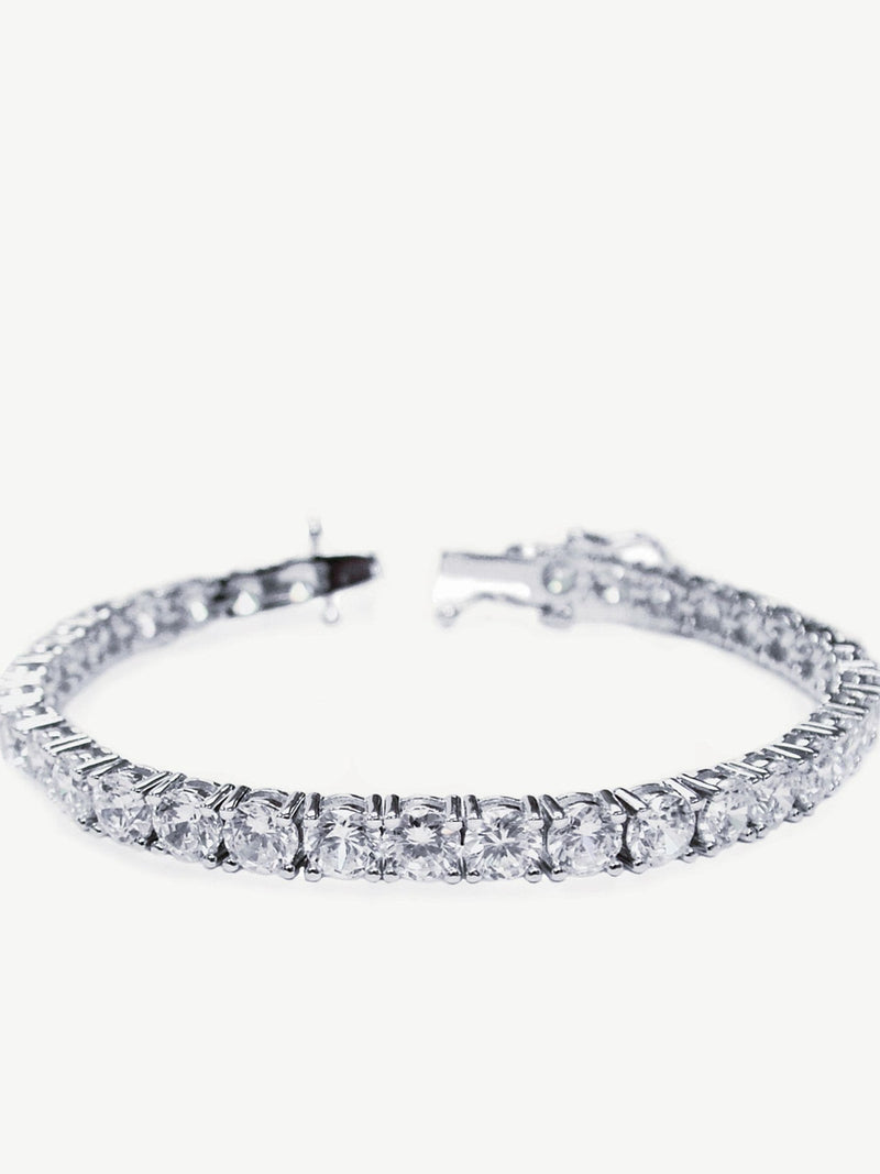 Ivory & Co silver imperial crystal tennis bracelet 18cm, UK version