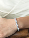 Ivory & Co silver imperial crystal tennis bracelet 18cm, UK version