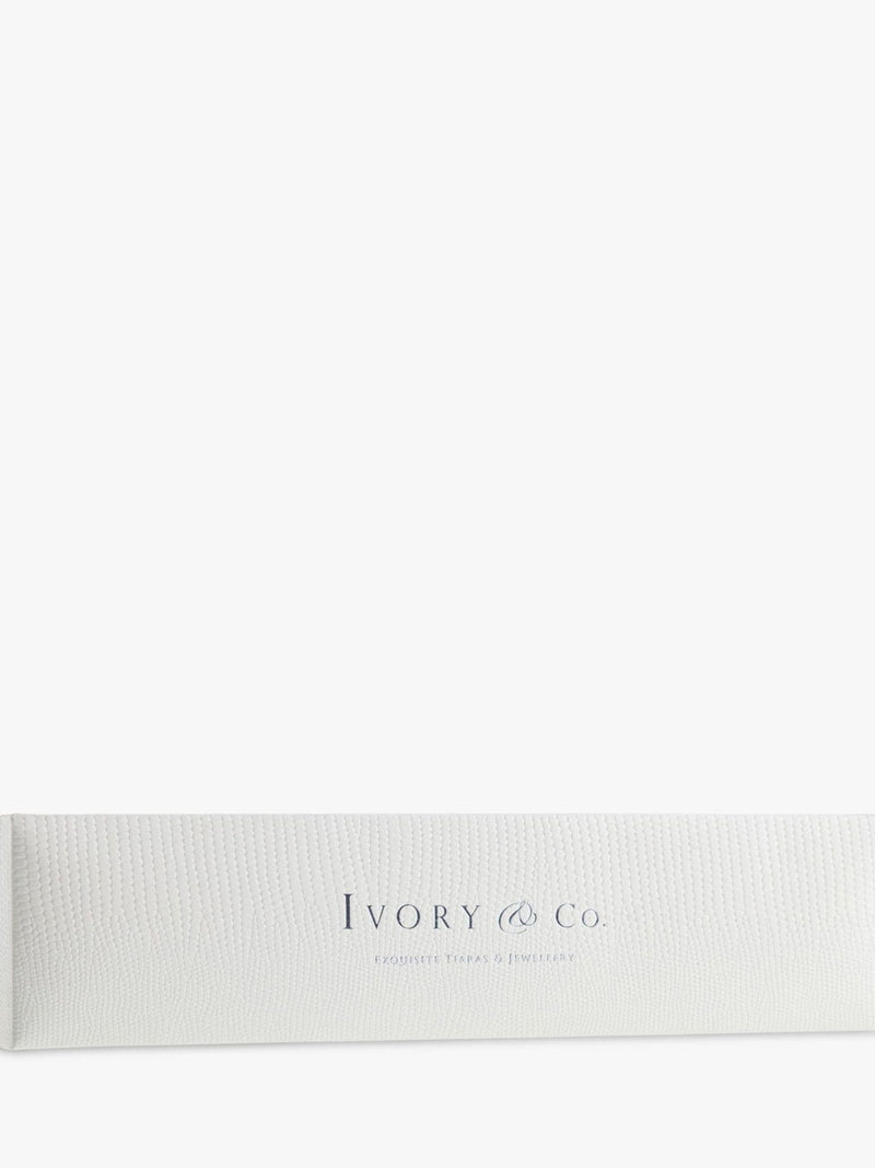 Ivory & Co silver imperial crystal tennis bracelet 18cm, UK version