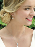 Ivory & Co Serrano pearl drop set 2.5cm, UK version