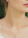 Ivory & Co rose gold pendant and earrings set, UK version