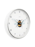 Acctim Chrome Bee wall clock 30cm - British product