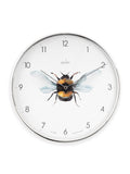 Acctim Chrome Bee wall clock 30cm - British product