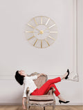 Acctim Clocks Gold Gardner wall clock 80cm - British product
