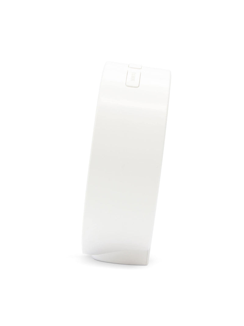 Acctim Clocks Il Giro White Round LED Alarm Clock - British product