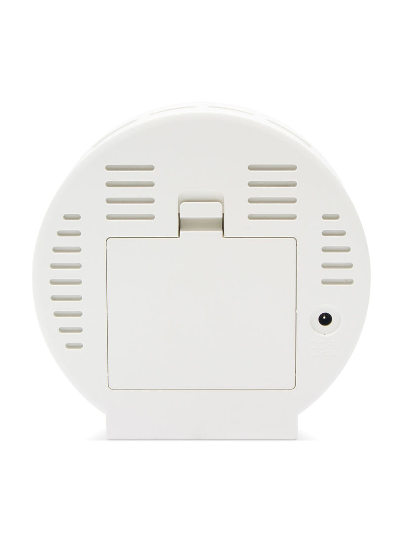Acctim Clocks Il Giro White Round LED Alarm Clock - British product