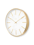 Acctim White Marble Luxe wall clock 30cm - British product