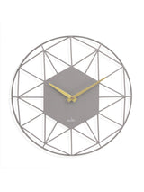 Acctim Owl Grey Alva Metal Wire Wall Clock 30cm