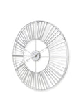 Acctim Silver Gardner 60cm wall clock - British product