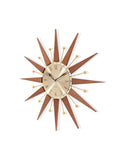 Acctim Clocks brown Wolcott wall clock 49cm, imported from the UK