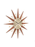 Acctim Clocks brown Wolcott wall clock 49cm, imported from the UK