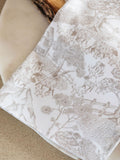 Avalon Home natural soft toile tea towel 45x68cm, UK version