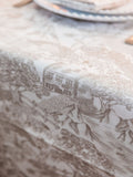 Avalon Home natural soft toile tablecloth 143x230cm - British product