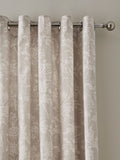 Laura Ashley grey Lloyd eyelet lined curtains 224x274cm, UK version