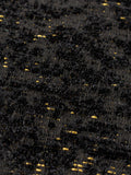 Riva Paoletti black galaxy chenille piped cushion 50cm - British product