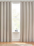 Furn Dawn textured blackout eyelet curtains (British brand)