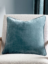 Next Yard Marine Blue Heavy Chenille Velvet Cushion 50x50cm- Buy online at McGrocer