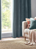 Yard Marine Blue chenille cushion, UK version