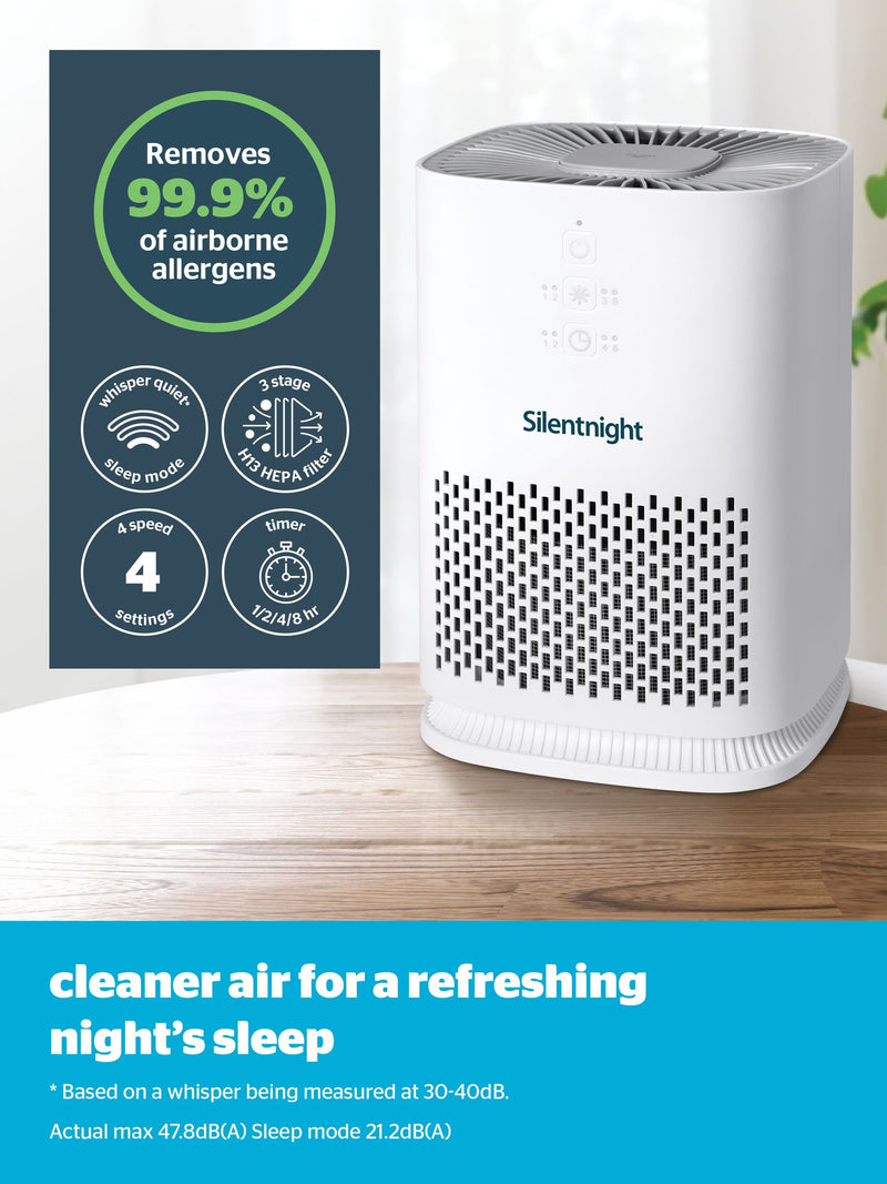 Silentnight Airmax 800 air purifier, imported from the UK