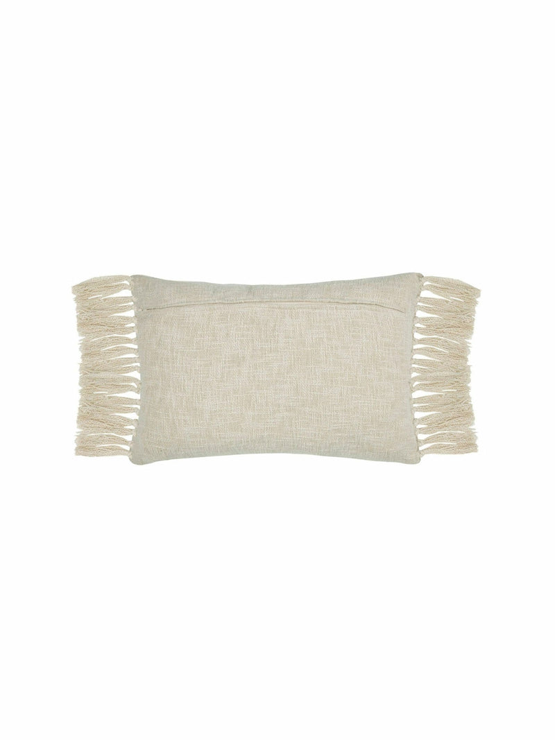 Voyage Maison geometric fringed cushion 40x60cm, UK version