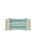 Voyage Maison Seafoam Cairns abstract fringed cushion 40x60cm (British brand)