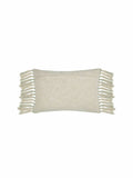 Voyage Maison Seafoam Cairns abstract fringed cushion 40x60cm (British brand)
