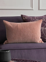 Next Voyage Haze Velvet Cushion Coral Pink 40 x 60cm- Buy online at McGrocer