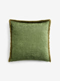 Square tiger print velvet cushion 50x50cm, UK version