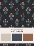William Morris Midnight Hyacinth wallpaper 10m roll (British brand)