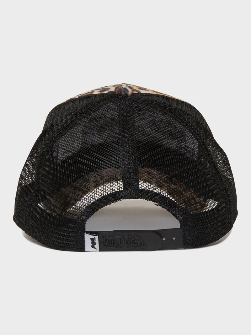 Von Dutch animal pink logo trucker hat (British brand)