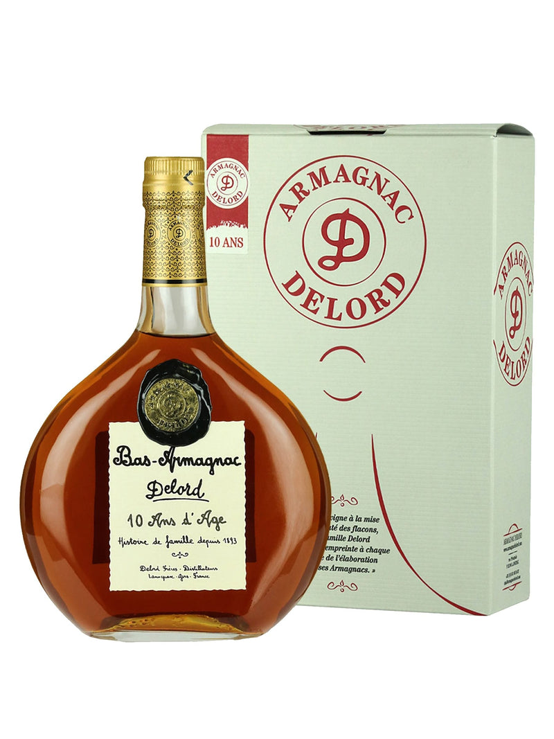 Delord 10 Year Old Armagnac 700ml, UK version