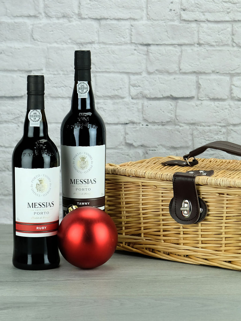 Messias port duo gift set Ruby and Tawny port 2x 750ml bottles, UK version