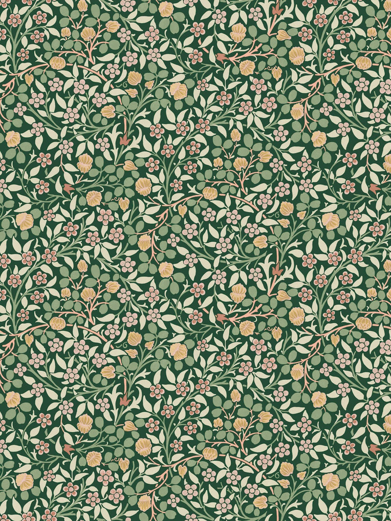 William Morris At Home Forest Clover wallpaper roll 10m, UK version