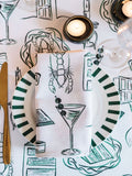 Avalon Home green cotton napkins set - British brand