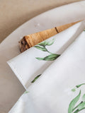 Avalon Home snowdrop and hellebore tea towel 45x68cm, UK version