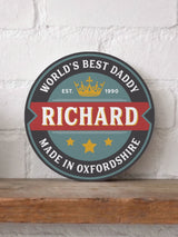 Next No Ordinary Gift Personalised Beer Mat Style Metal Sign 19cm- Buy online at McGrocer