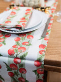 Avalon Home red vine tomato table runner 32x230cm (British brand)