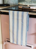 Avalon Home mid blue stripe tea towel 45x68cm, imported from the UK