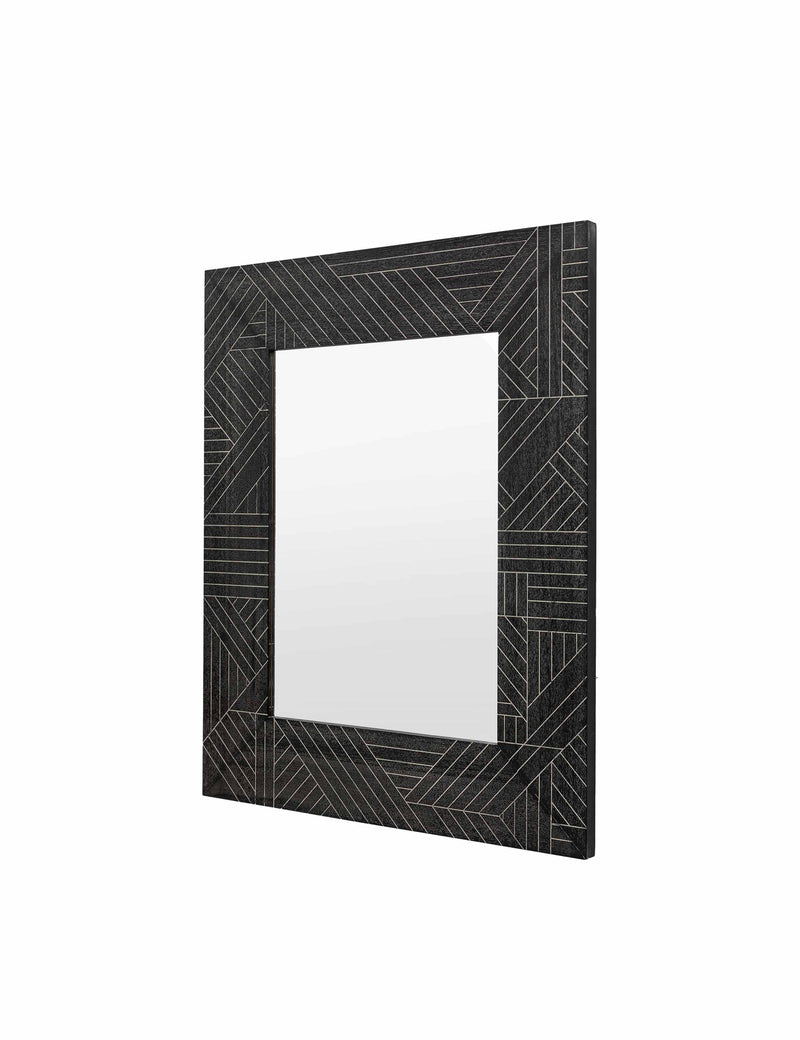 Gallery Direct Kakuda extra large rectangular wall mirror (British brand)