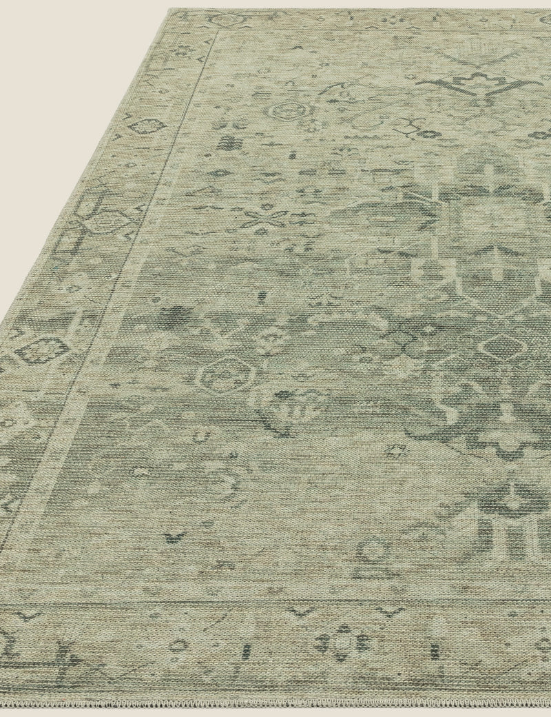 Kaya Vida vintage style flatweave rug 120x170cm, UK version