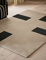 M&S Kelly Hoppen Pure Wool Dash Geometric Rug Medium 120x170cm- Buy online at McGrocer