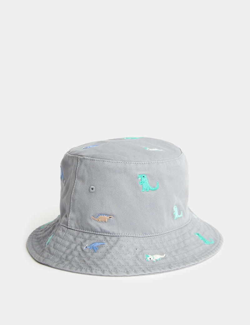Kids embroidered bucket sun hat 1-10 yrs (British brand)