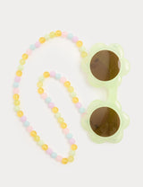 M&S Kids' Flower Sunglasses with Chain- Buy online at McGrocer