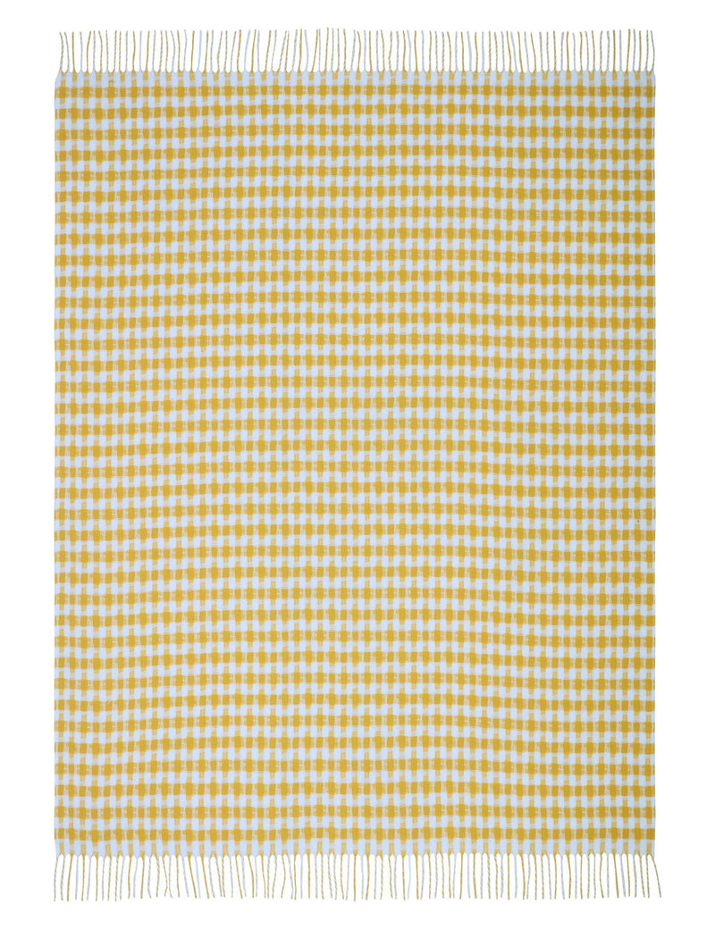 Laura Ashley Knapton gingham throw extra large, imported from the UK