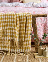 M&S Laura Ashley Knapton Gingham Throw- Buy online at McGrocer